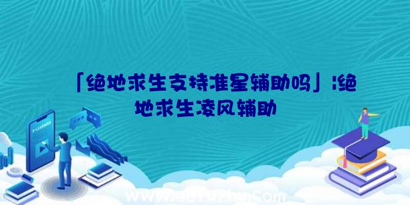 「绝地求生支持准星辅助吗」|绝地求生凌风辅助